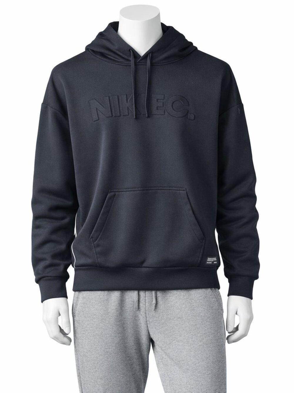 Nike Hoodie Mens Medium Black Dri-FIT Pullover Sweatshirt Soccer Athletic FC